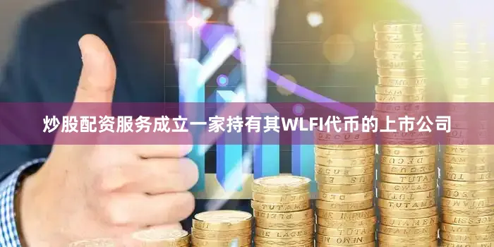 炒股配资服务成立一家持有其WLFI代币的上市公司